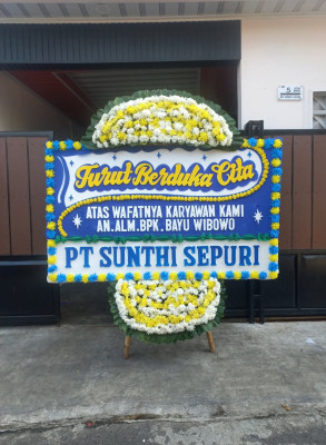 Papan Bunga Duka di Keputraan